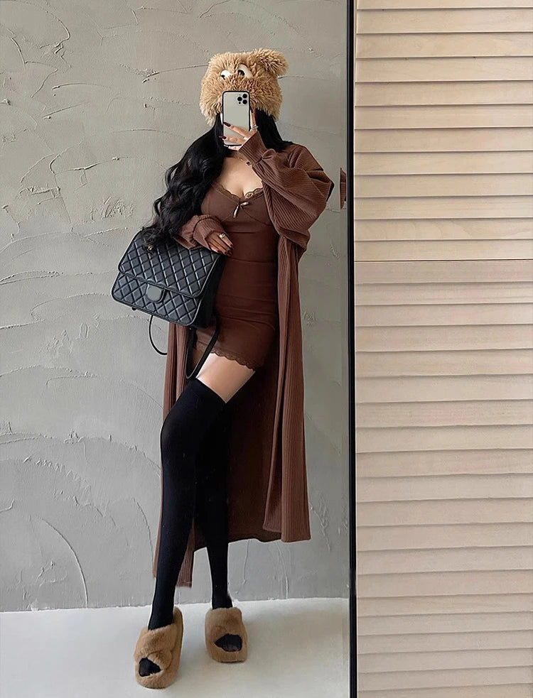 Y2K Retro Lace Patchwork Spaghetti Strap Black Bodycon Dress Mini Fashion Aesthetic Bow Club Party Sexy Dresses for Women Viralgem Store