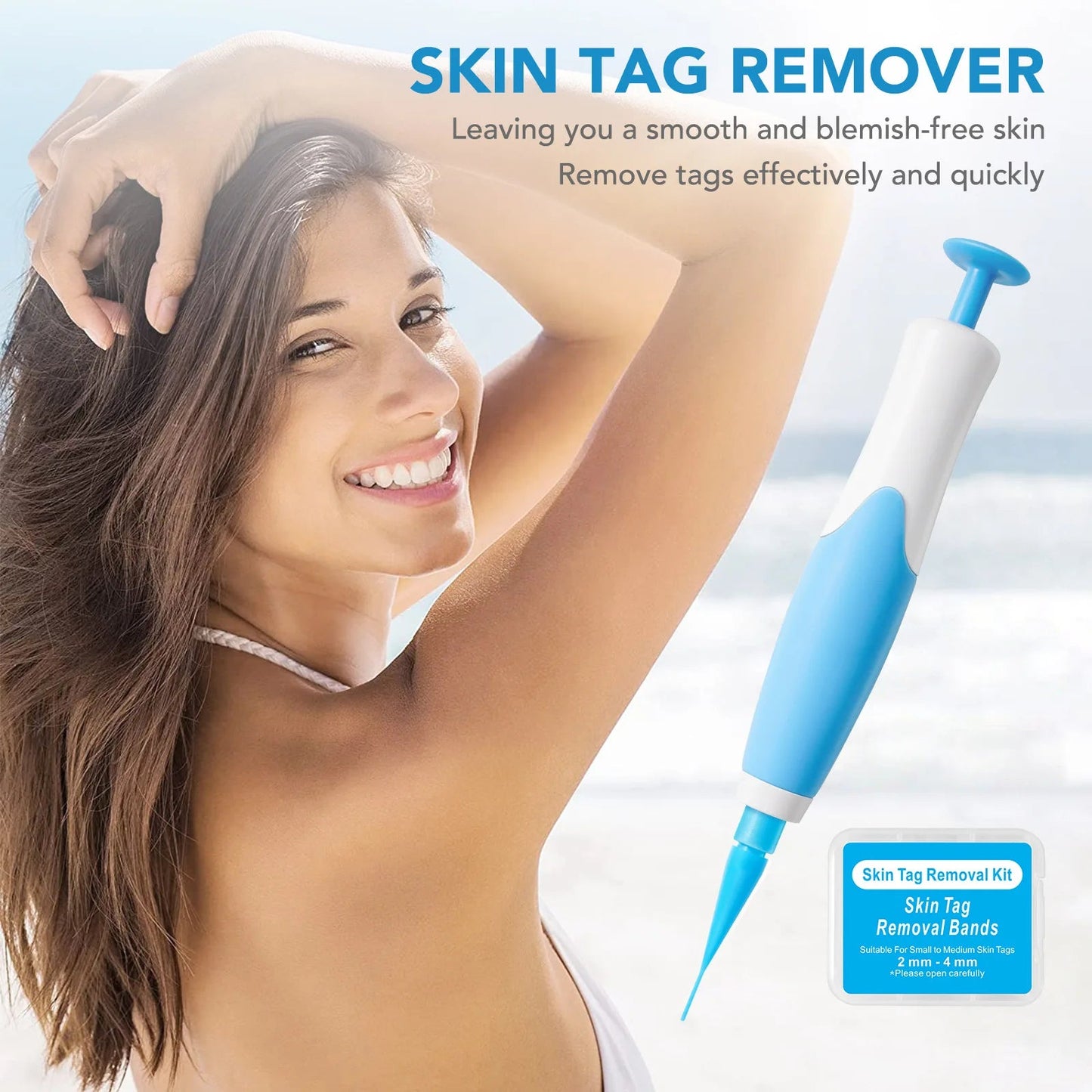 2 IN 1 Auto Micro Skin Tag Remover Device Standard And Micro Skin Tag Removal Kit Adult Mole Wart Remover Face Care Beauty Tools Viralgem Store