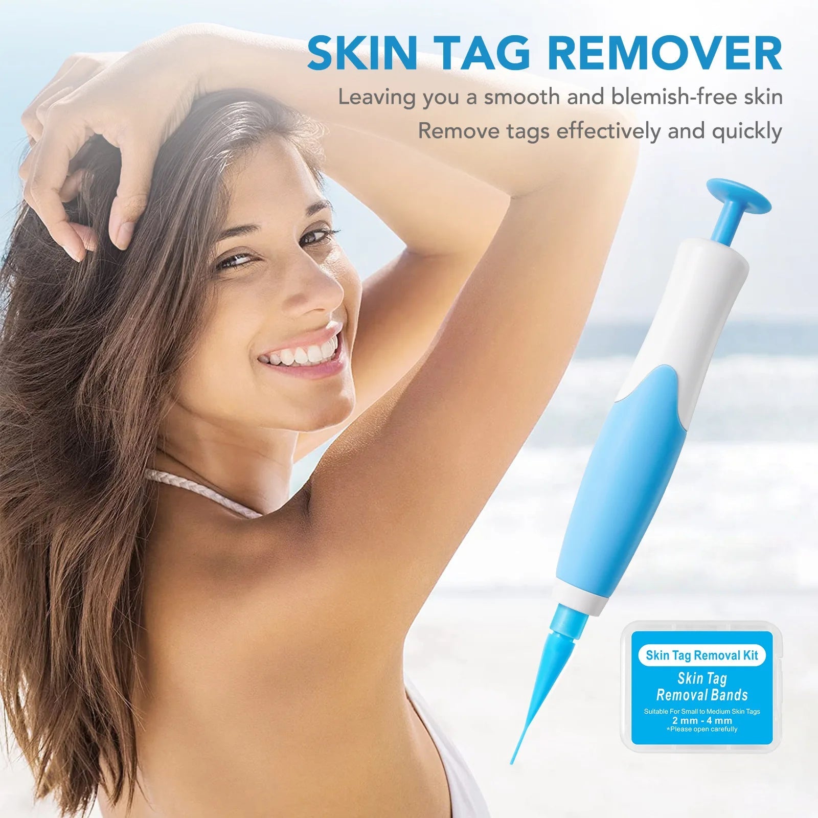 2 IN 1 Auto Micro Skin Tag Remover Device Standard And Micro Skin Tag Removal Kit Adult Mole Wart Remover Face Care Beauty Tools Viralgem Store