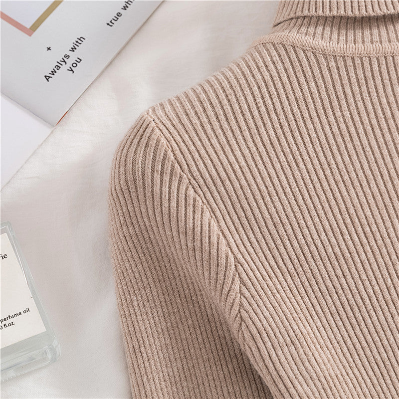 Women Turtleneck Sweater Knitted Soft Pullovers Cashmere Jumpers Basic Soft Sweaters For Women 2024 Autumn Winter