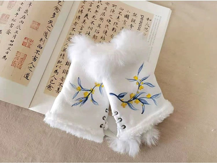 Women's Warm Half Finger Gloves Viralgem Store