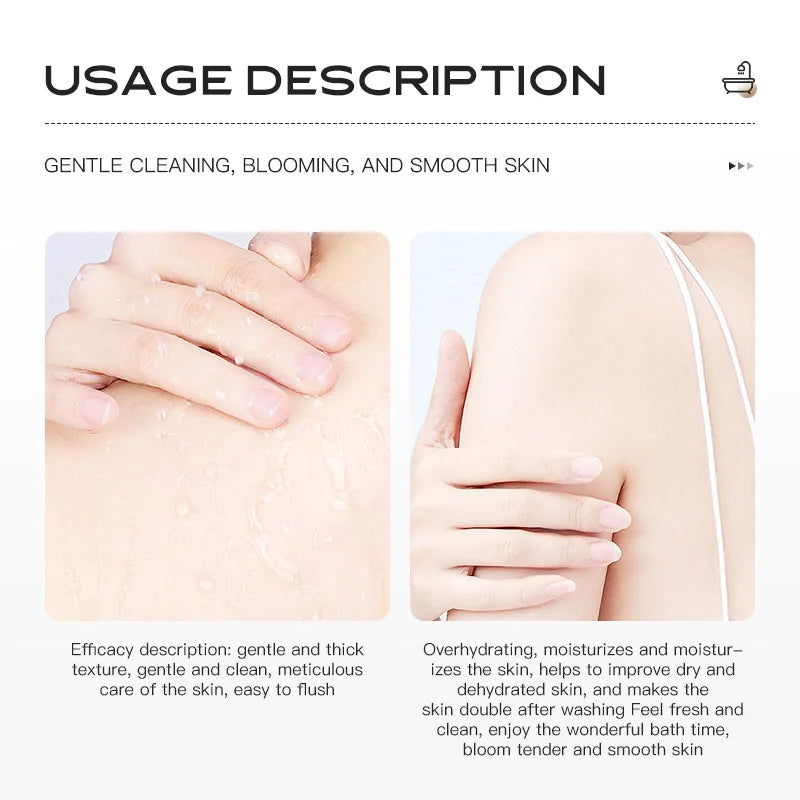 250ml Goat Milk Shower Gel Body Cleanser Remove Body Date Skin Nourishes and Balance The Skin Moisturizes and Lighting