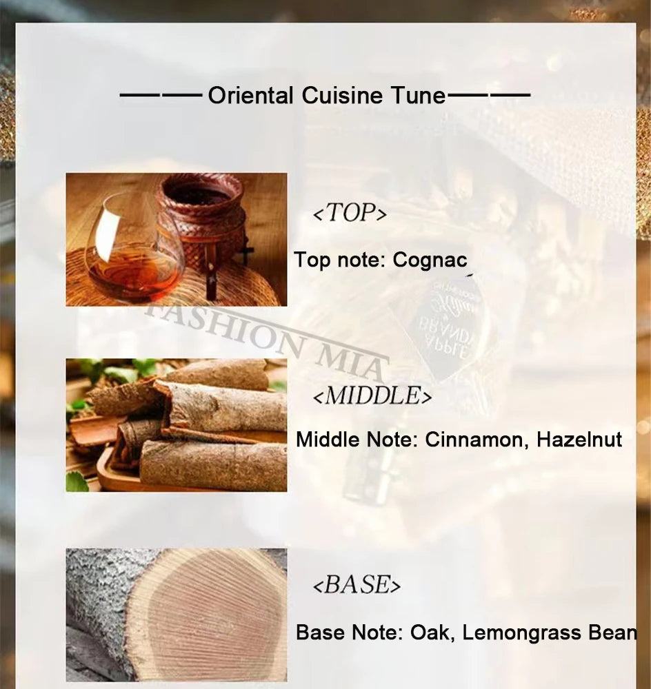 50ml Original Brand Lasting Perfume Natural Floral Fruity Ice Rose Flame Wormwood Apple Brandy EDT for Men's Women