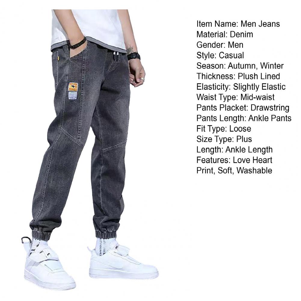 2023 Spring Summer Cotton Jogger Pant Men Pants Harajuku Cargo Jeans Casual Harem Denim Korean Hip Hop Sweatpants Male Trousers
