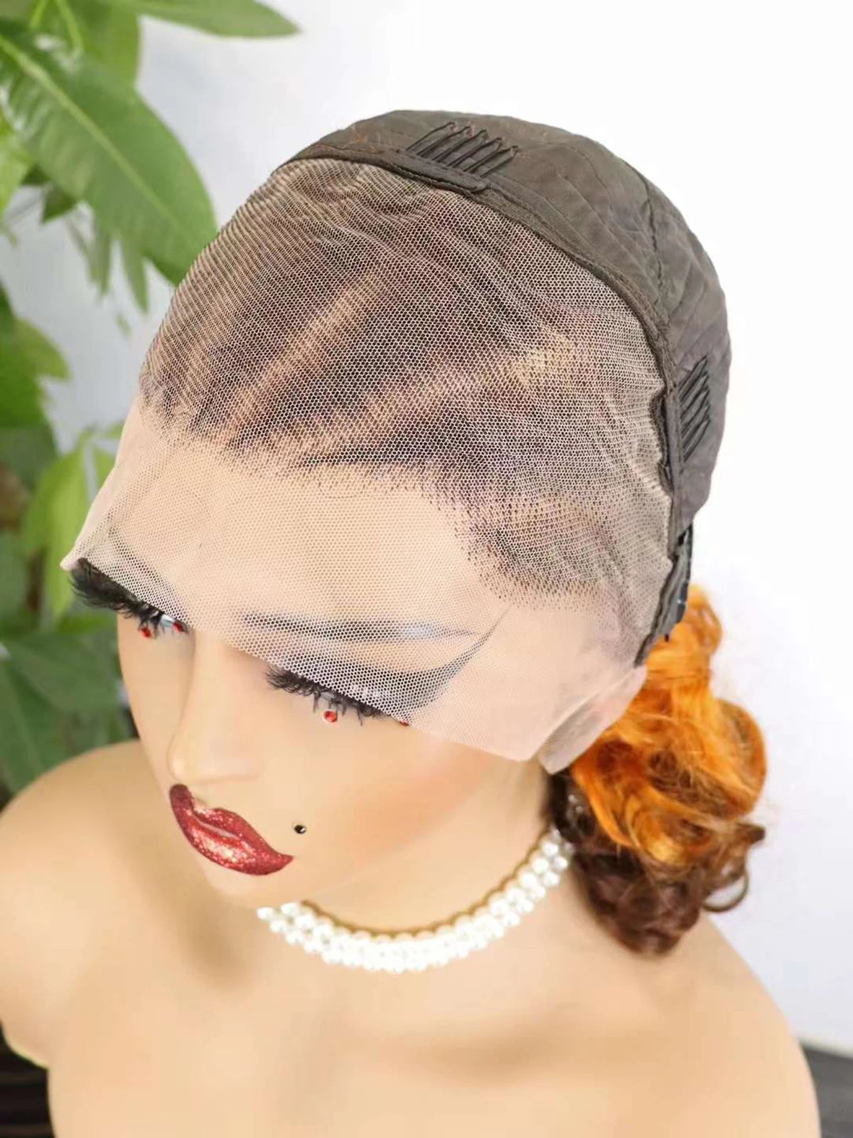 4T30T4 Color  Loose Wave Remy Human Hair Wigs 250% Density 13x4 Lace Frontal Cornrow Braided Wig SLoose Fumi Lace Braid Wig