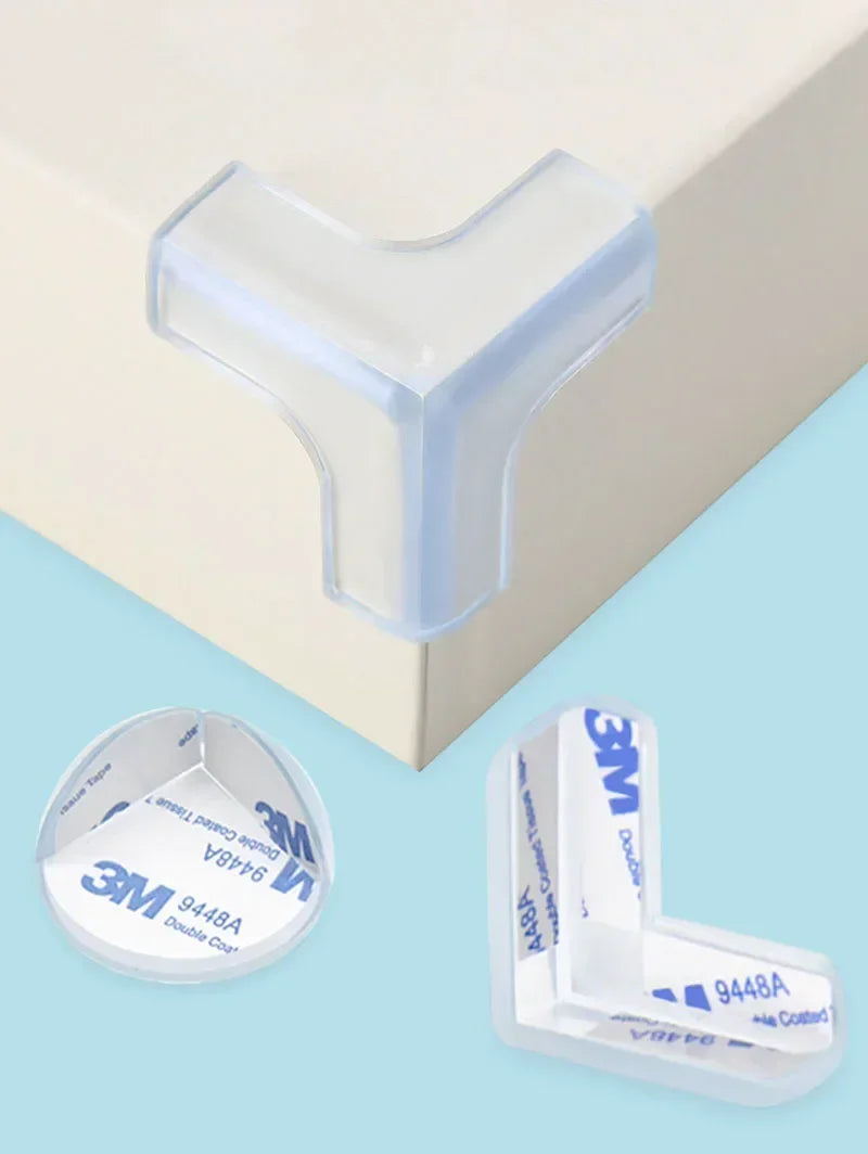 4/10pcs Children Anti Collision Corner Edge Protection Guards Baby Safety Corner Silicone Protector Table Soft Transparent