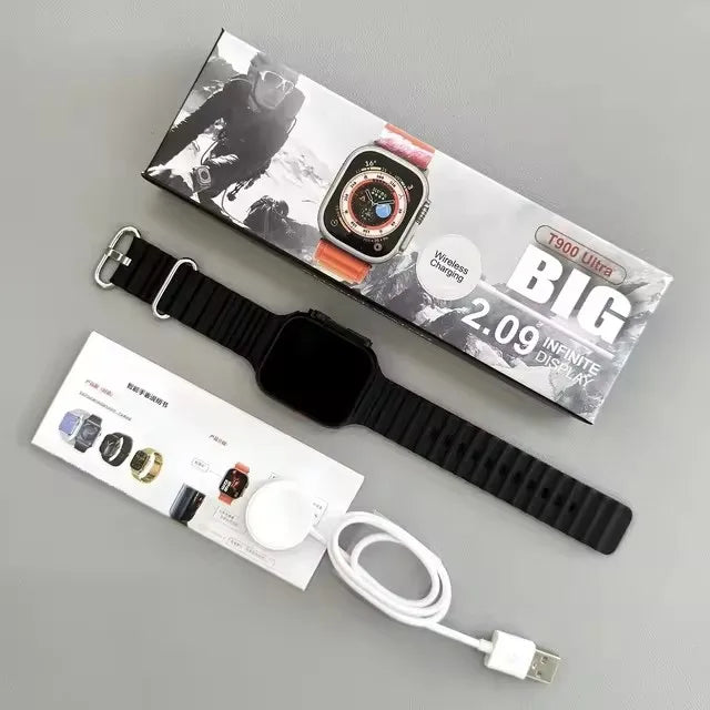 Wholesale T900 Ultra Smart Watch Men 49mm Series 9 AMOLED Screen NFC Compass Waterproof For Apple Watch IWO Ultra 9 Smartwatch Viralgem Store