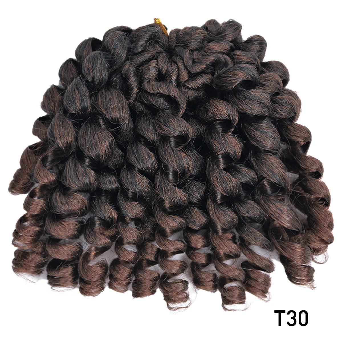 Synthetic Ombre Braiding Hair Jumpy Wand Curl Crochet Braids Hair Extension for Black Women Jamaican Bounce Curly Hair For Women