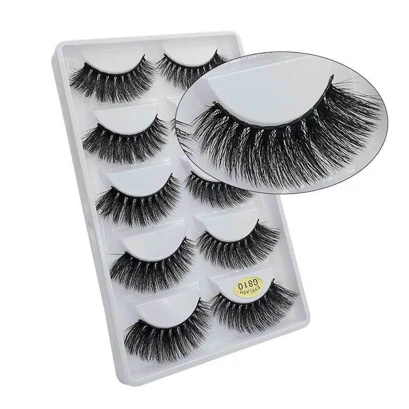 5 Pairs 3D Mink False Eyelashes h13, Soft Eyelash Extension Natural Eyelashes makeup Lashes Wholesale G800, G806 Viralgem Store
