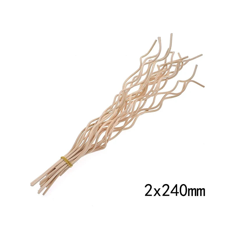 5-100pcs 2-3.5mm Reed Diffuser Replacement Stick DIY Handmade Home Decor Extra Thick Rattan Aromatherapy Diffuser Refill Sticks