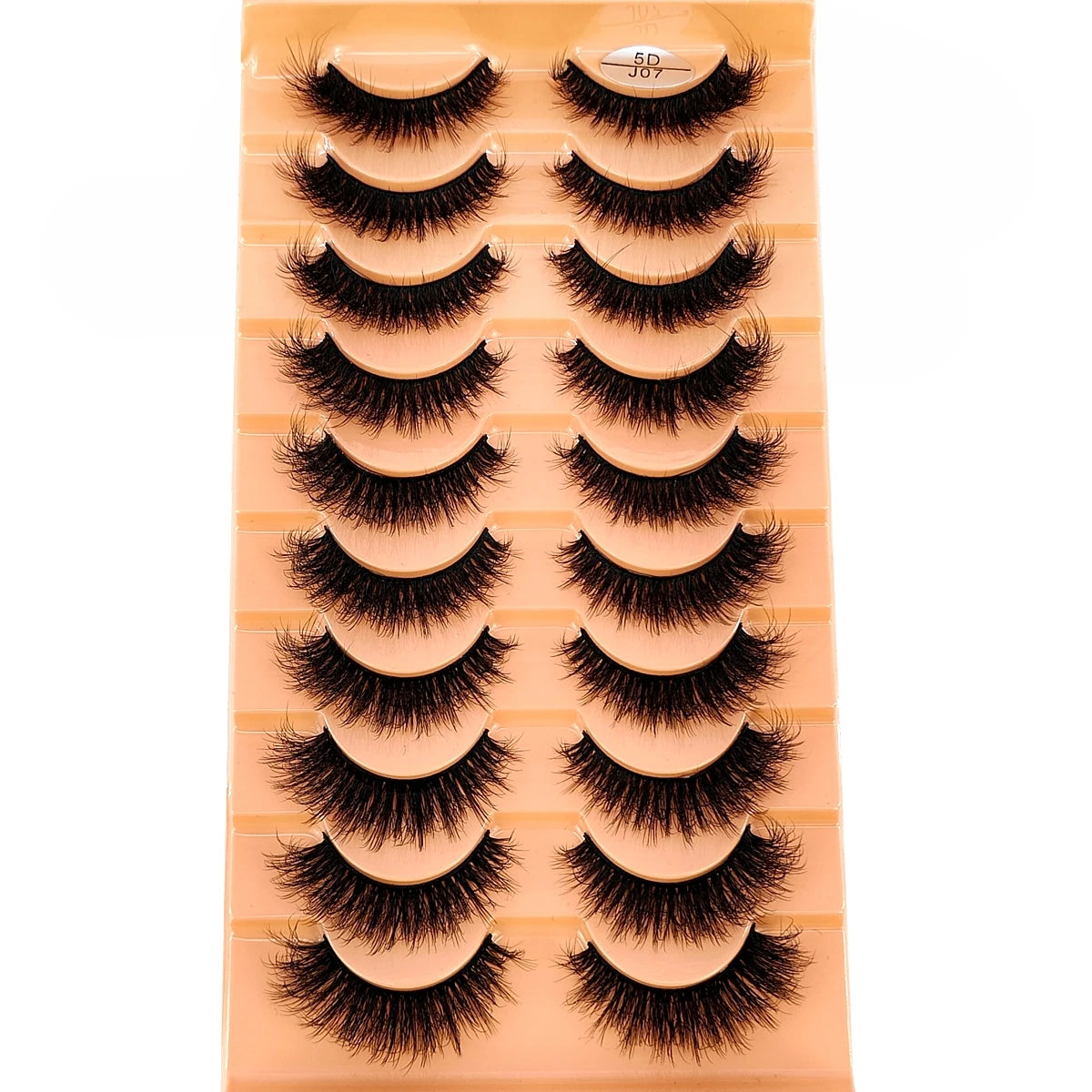 10 Pairs 3D Faux Mink Lashes Fluffy Soft Beauty Wispy Natural Short False Eyelashes Curly lashes Makeup Classic Thick eyelashes