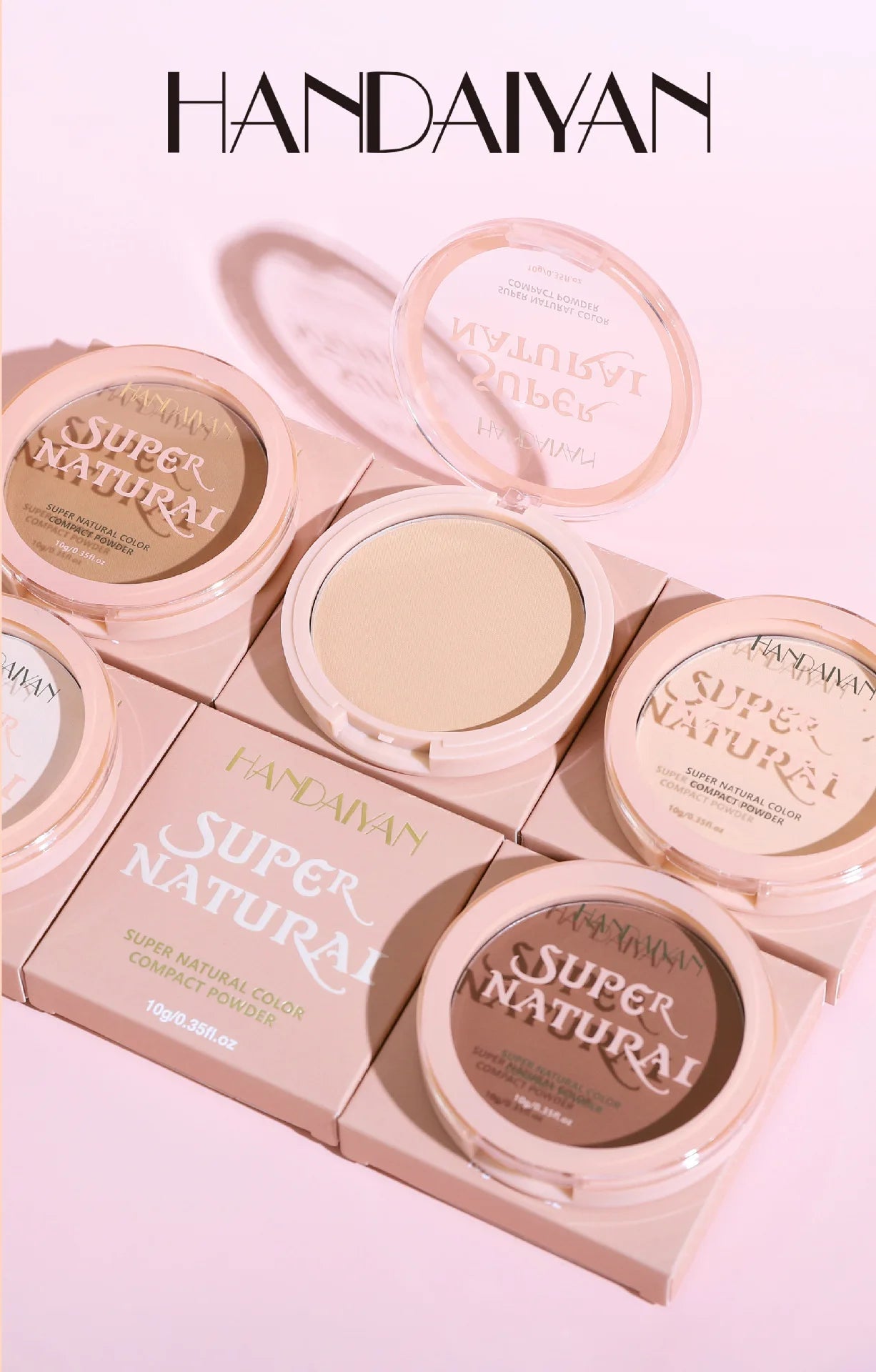 8 Color Matte Face Pressed Powder 24 Hours Oil Control Natural Setting Powder Foundation Full Coverage Waterproof Lasting Makeup Viralgem Store