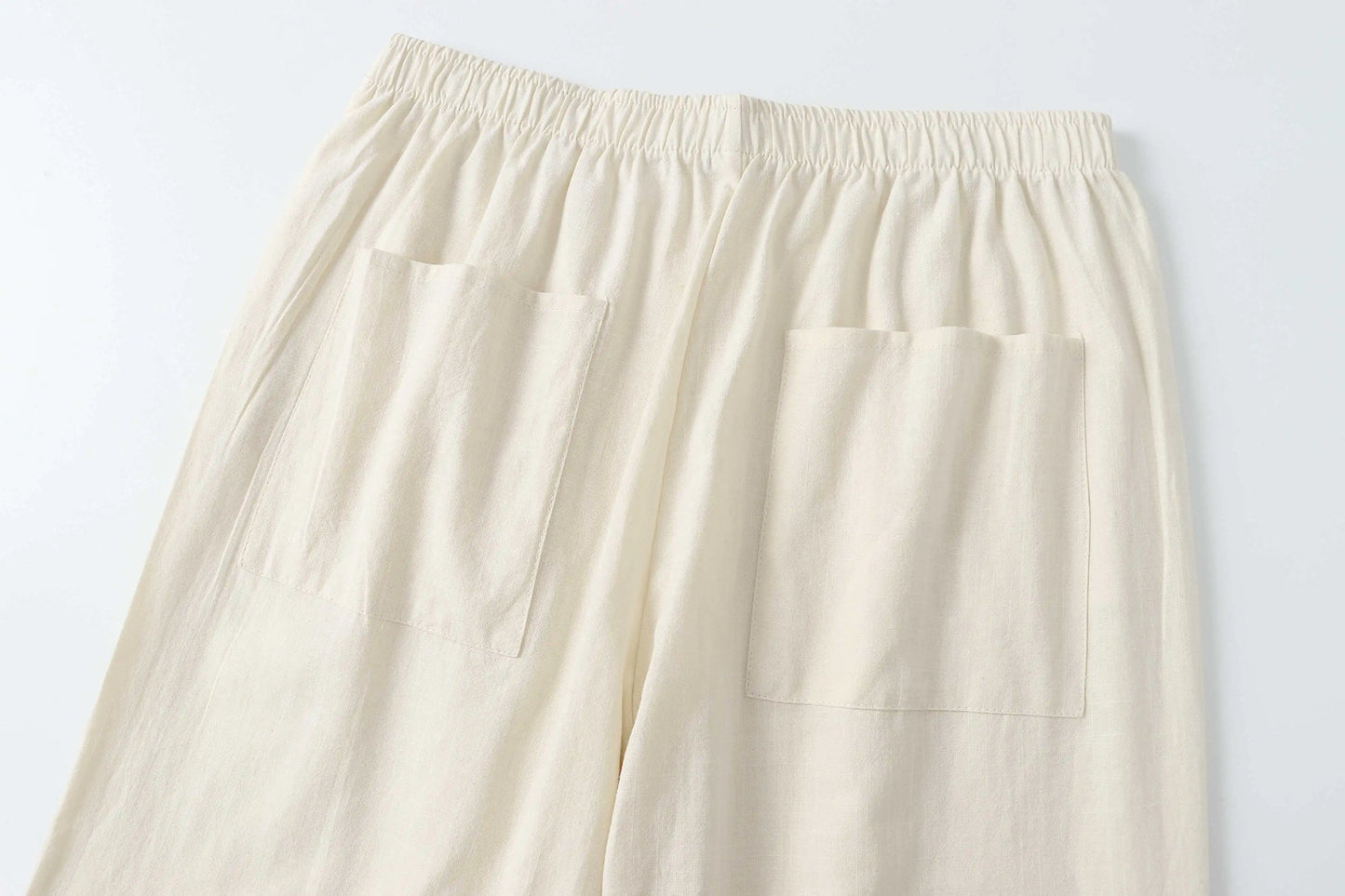 TRAFZA 2024 Women Fashion Solid Shirt Pant Set Asymmetric Laced Up Blouse Top+Elastic Waist Loose Wide Leg Pant 2 Piece Suits