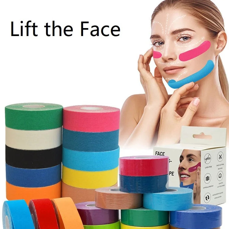 2.5CM*5M Wrinkle Face Tapes Face Lifting Tapes Face Tape Lifting Visage Beauty Tools LBHL09