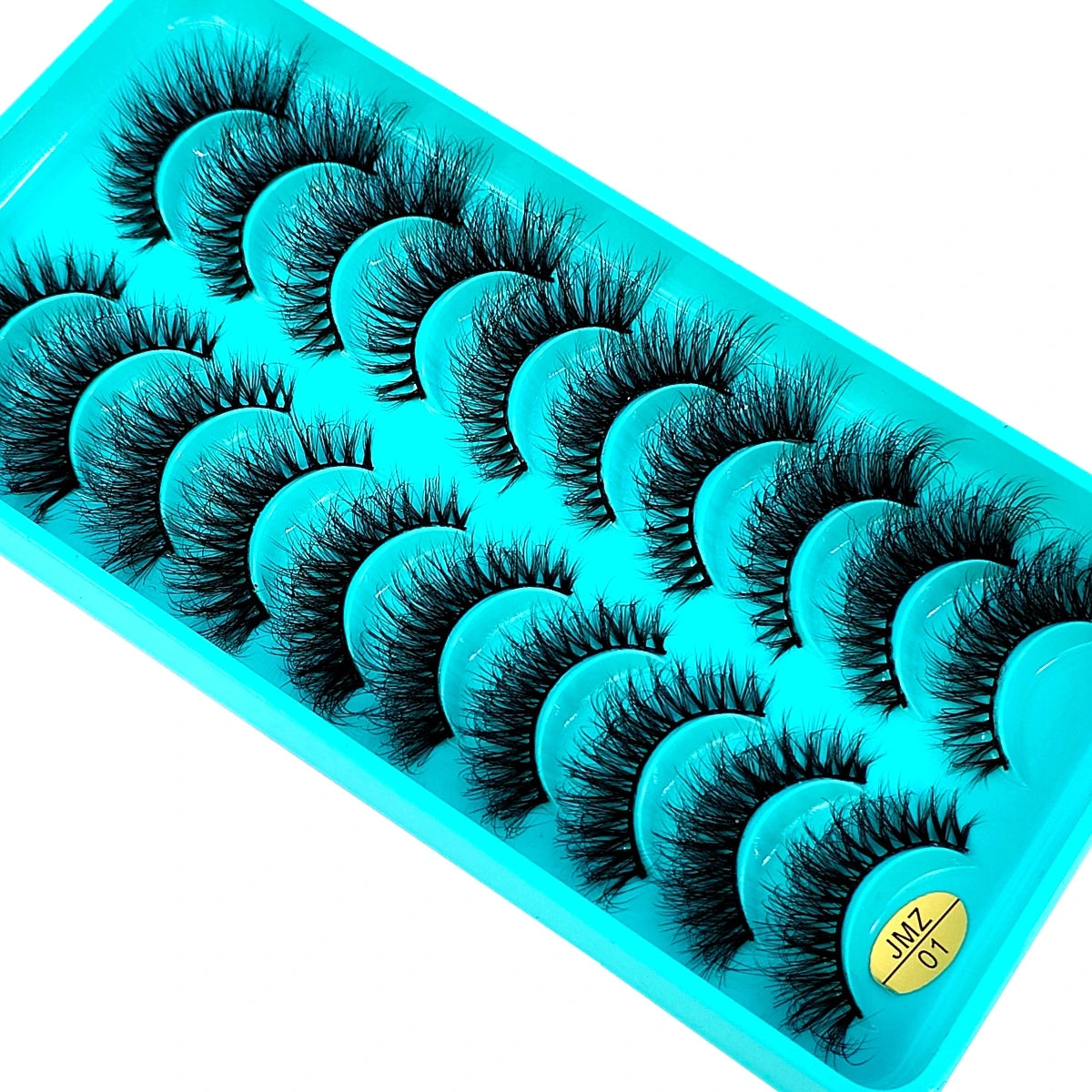 10 Pairs 3D Faux Mink Lashes Fluffy Soft Beauty Wispy Natural Short False Eyelashes Curly lashes Makeup Classic Thick eyelashes