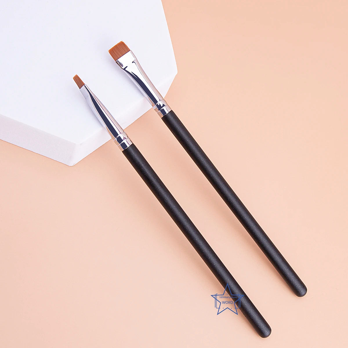 212 Flat Eyebrow Brush Ultrathin Eyebrow Makeup Brushes Flat Eyeliner Brush Thin Eye Liner Brow Contour Beauty Brush Tool