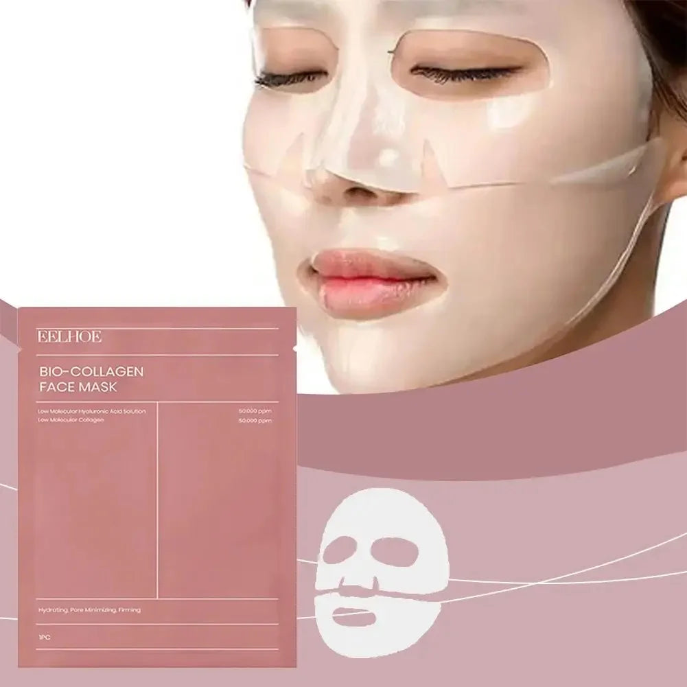 1/3/5/10PCS Bio Collagen Face Mask Shrink Pores Deep Hydrating Overnight Mask Moisturizing Refreshing Brightening Face Skin Care Viralgem Store