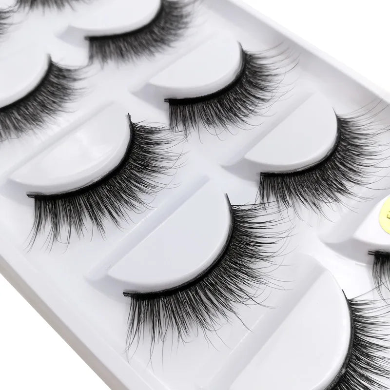 5 Pairs 3D Mink False Eyelashes h13, Soft Eyelash Extension Natural Eyelashes makeup Lashes Wholesale G800, G806 Viralgem Store