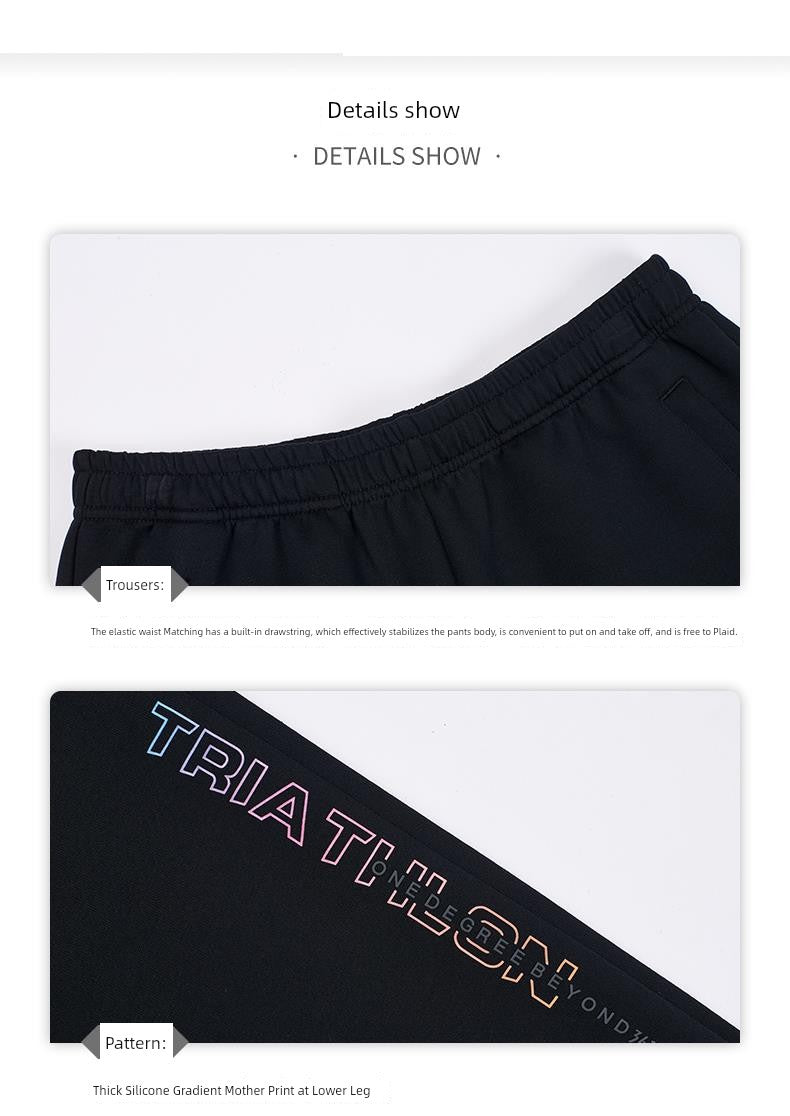 361 Degrees Men's Sports Pants Knitting New 2024 Fall Plaid 361 Men Closed Easiest for Match Comprehensive Training Pants