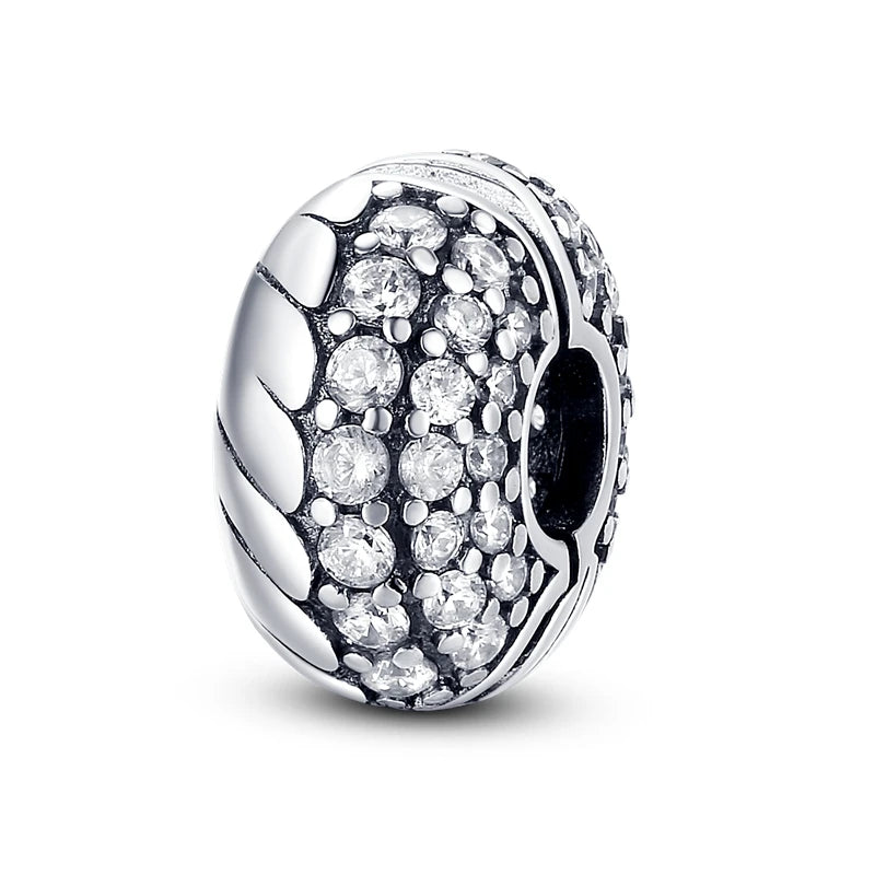 925 Sterling Silver Minimalist Heart Shapes Series Charms Beads Fit Original Fine Bracelets S925 DIY Jewelry Gifts Accessory