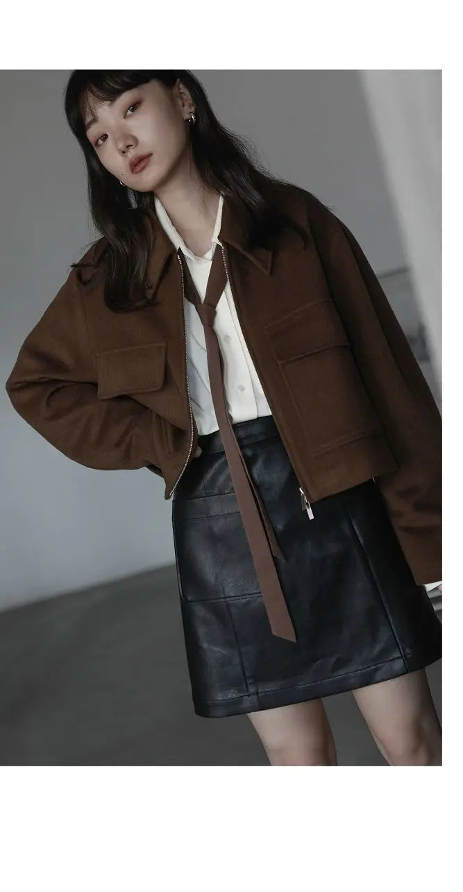 2025 Summer Minimalist Long Sleeve Button Up Shirt Women Korean Style Solid Tie Oversize Shirts Blouse Loose Clothes Autumn Tops