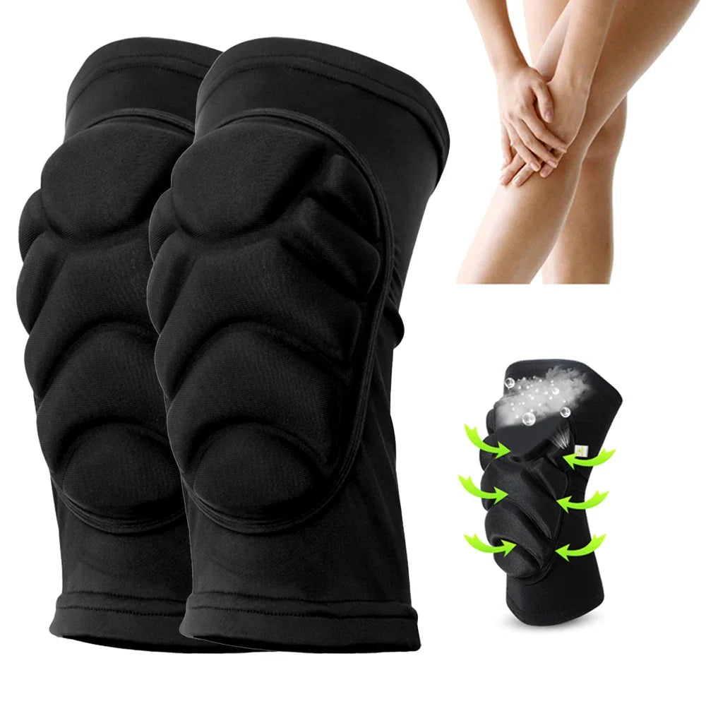 1Pair Thick Sponge Knee Pads Elbow Compression Sleeves Guard Collision Avoidance Sport Protective Kneepad for Kids Child Youth