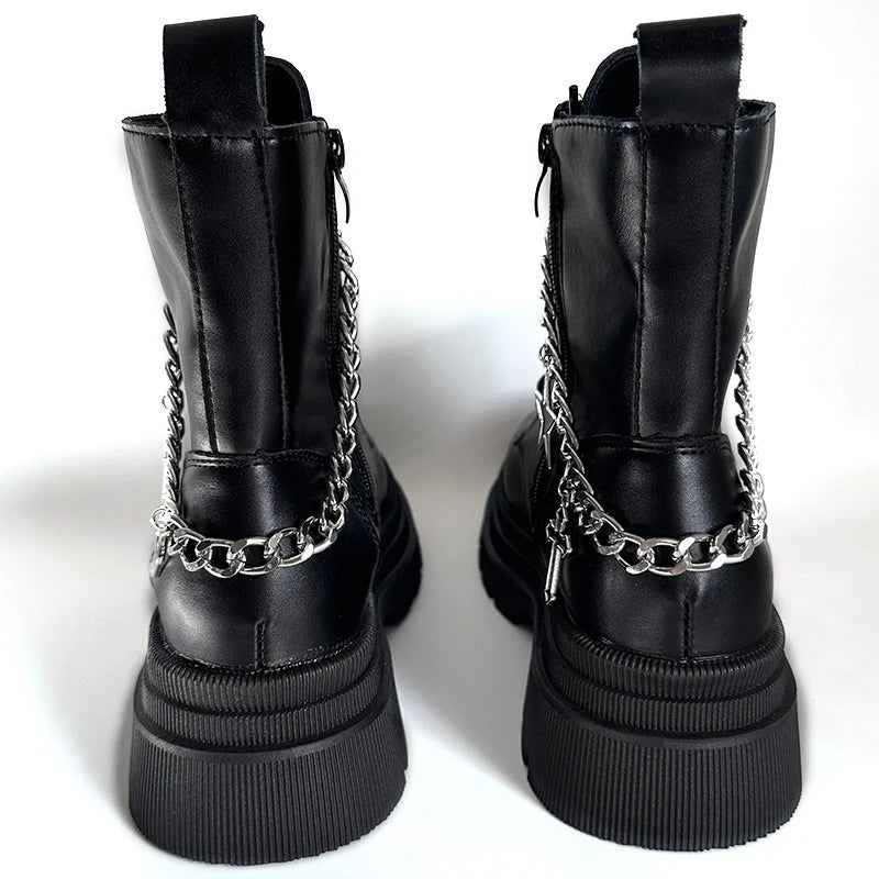 1pc Big Star Charms Chunky Chains Martin Boots Canvas Shoes Buckles Decoration Y2k Hearts Shoes Accessories Harajuku Jewelry Viralgem Store