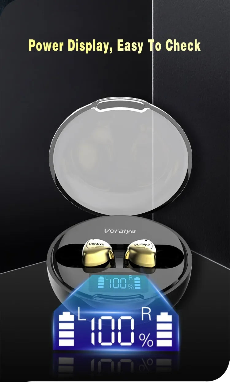 2024 New Digital Hearing Aid USB Rechargeable Noise Reduce Sound Amplifier Hearing Aids Waterproof Earphone For Deafness