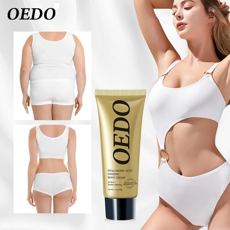 【Local Shipping】 Hyaluronic Acid Ginseng Anti Cellulite Shaping Create Body Shaping Cream Fat Burning Belly Skin Tighten Cream Viralgem Store