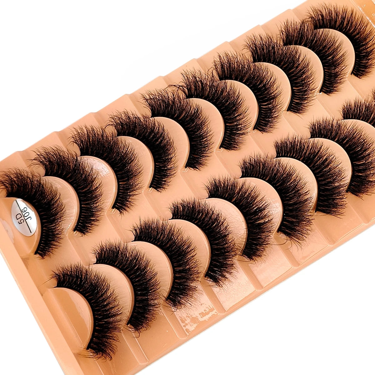 10 Pairs 3D Faux Mink Lashes Fluffy Soft Beauty Wispy Natural Short False Eyelashes Curly lashes Makeup Classic Thick eyelashes