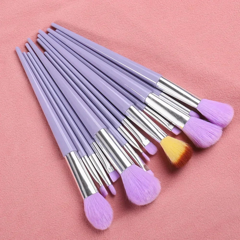 8-13Pcs Soft Makeup Brushes Set Eye Shadow Foundation Brush Women Cosmetic Brush Powder Blush Blending Brush Make Up Beauty Tool