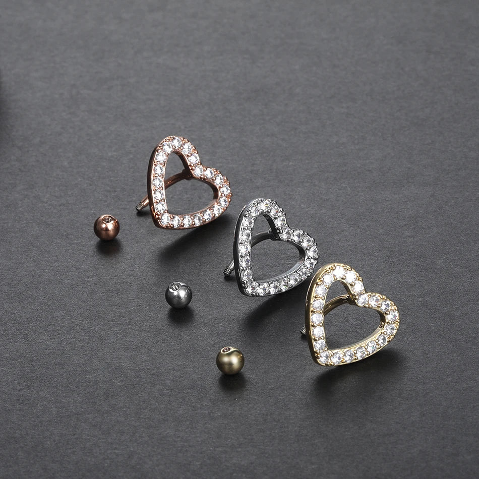 1PC Stainless Steel Belly Button Piercing Body Jewelry Women Cubic Zirconia Drop Dangle Earring Navel Piercing ombligo