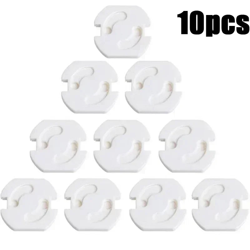 1/10pcs  Baby Safety Child Electric Socket Outlet Plug Protection Security Two Phase Safe Lock Cover Kids Sockets Cover Plugs Viralgem Store