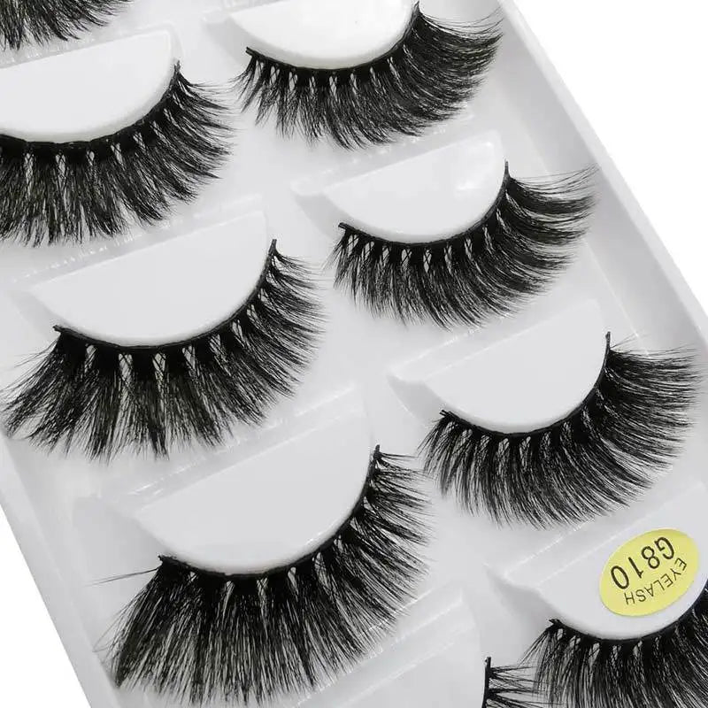 5 Pairs 3D Mink False Eyelashes h13, Soft Eyelash Extension Natural Eyelashes makeup Lashes Wholesale G800, G806 Viralgem Store