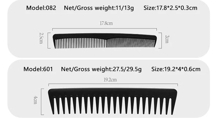 14 Size Hair Comb Anti-static Straight Hair Combs Brushes Salon Hairdressing Hair Combs Hair Styling Tools Barber Accessories