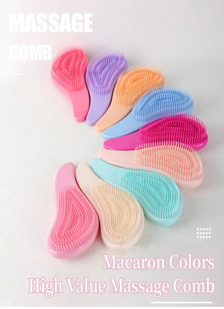 1pc Magic Detangling Comb Anti-static Massage Hair Brush Tangle Detangle Air Cushion Hair Brush Salon Barber Hair Styling Tools