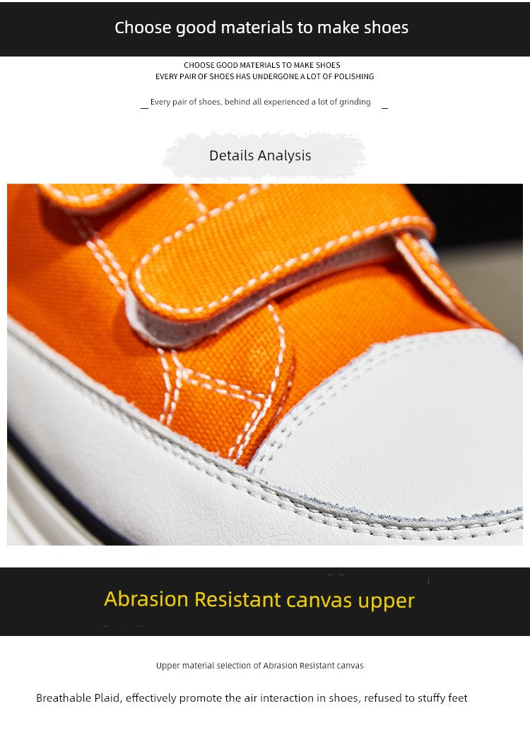 White Shoes Thick Sole Elevator Wild Best Selling Canvas Shoes