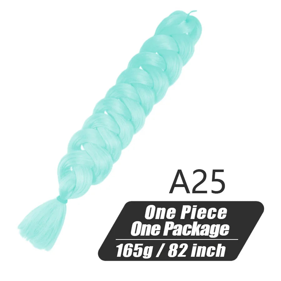 Xpression Crochet Hair Jumbo Braids Hair Kanekalon Expression Hair for Braids Synthetic Braiding Hair Extensions For Women