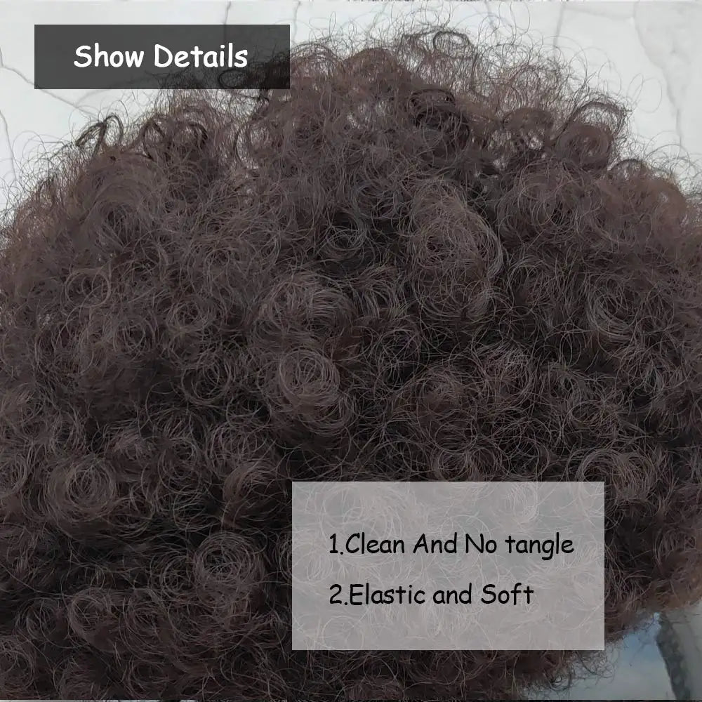 Synthetic Large Afro Puff Drawstring Ponytail Kinky Curly Bun HairPiece African American Clip in Updo Extensions for Black Women Viralgem Store