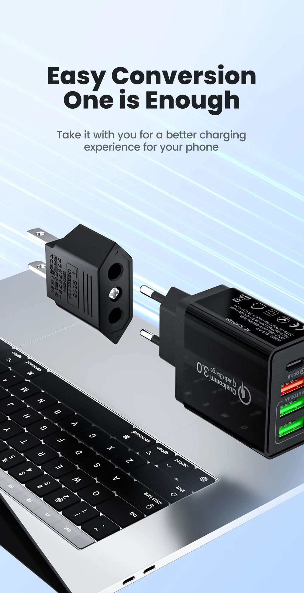 1-10PCS US Electrical Plug Adapter US America To EU European China CN Canada CA Travel Converter Plugs Power Socket AC Outlet