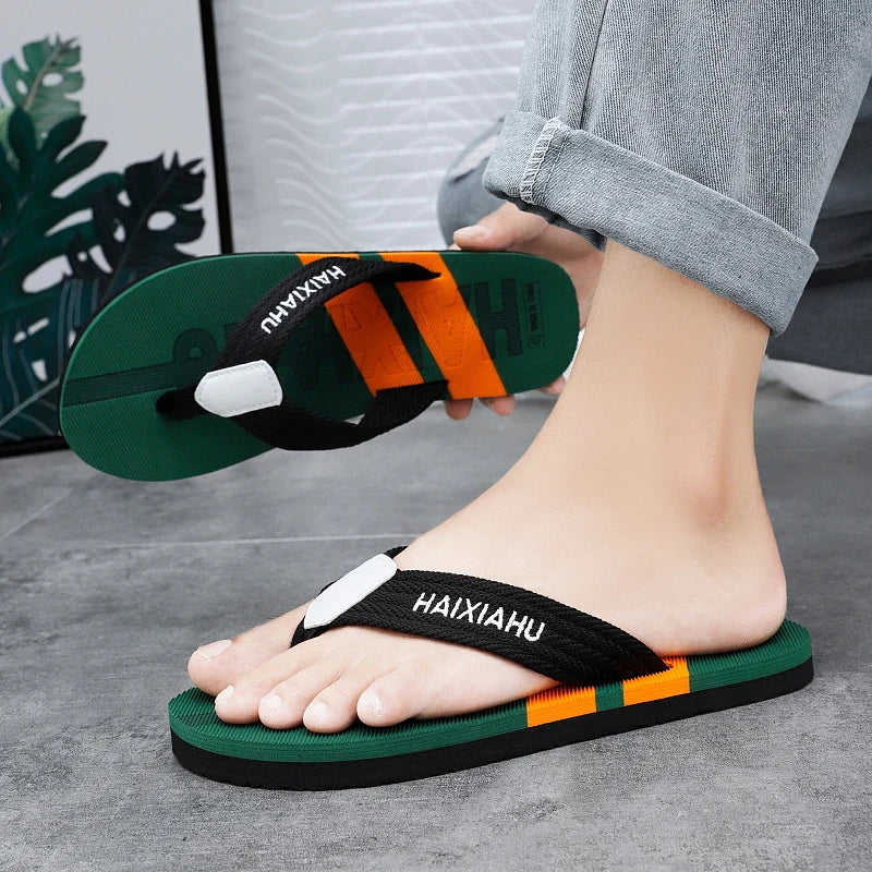2024 new summer men's ultra-light EVA sole fashion comfortable sandals flip-flops