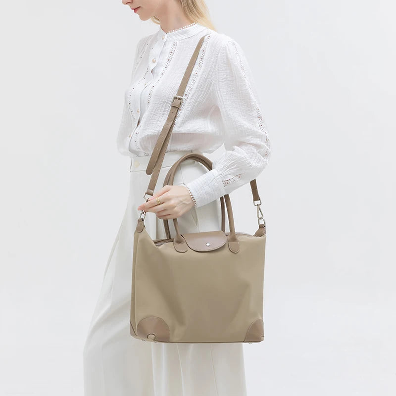 Women's Tote Bag Large Capacity Waterproof Oxford Cloth Women Shoulder Bag Luxury Designer Crossbody Bags Foldable Handbags Viralgem Store