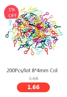 50-200pcs DIY Jewelry Making Accessories Findings Earring Hooks/Jump Rings/Lobster Clasps Craft