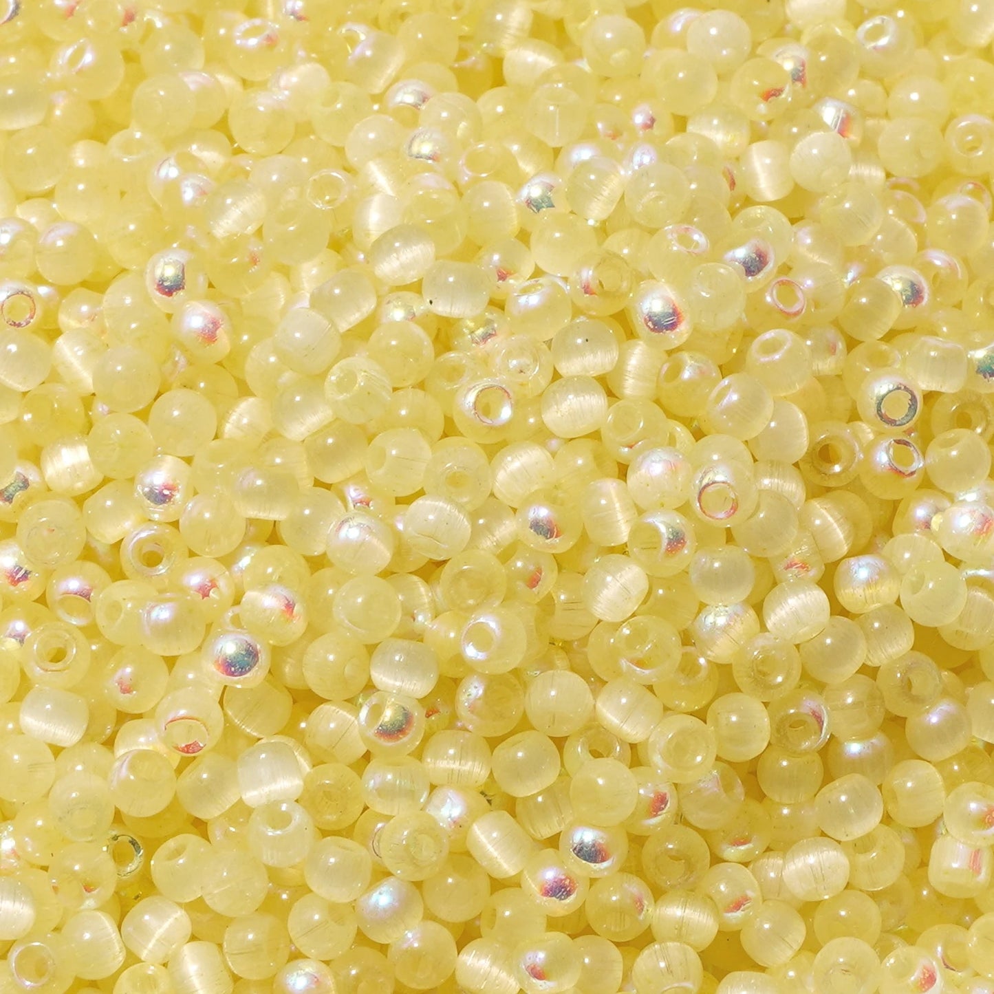 150 Cat Eye Glass Beads 4mm In Various Colors (blue, pink, yellow, green) For DIY Jewelry Making, Necklace Handicrafts, Bead Emb