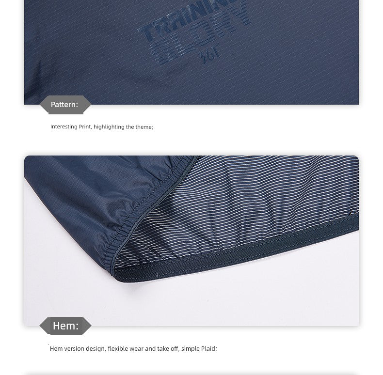 361 Degrees Men's Sun Protection Outwear New 2024 Summer Breathable Skin Clothing 361 Men Lightweight Sports Tops