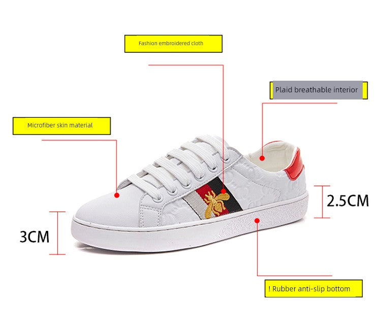 This Year's Popular White Shoes Women's Canvas Sneakers Spring & Fall New Arrival Versatile Women's Casual Shoes Autumn Best-Selling 2022