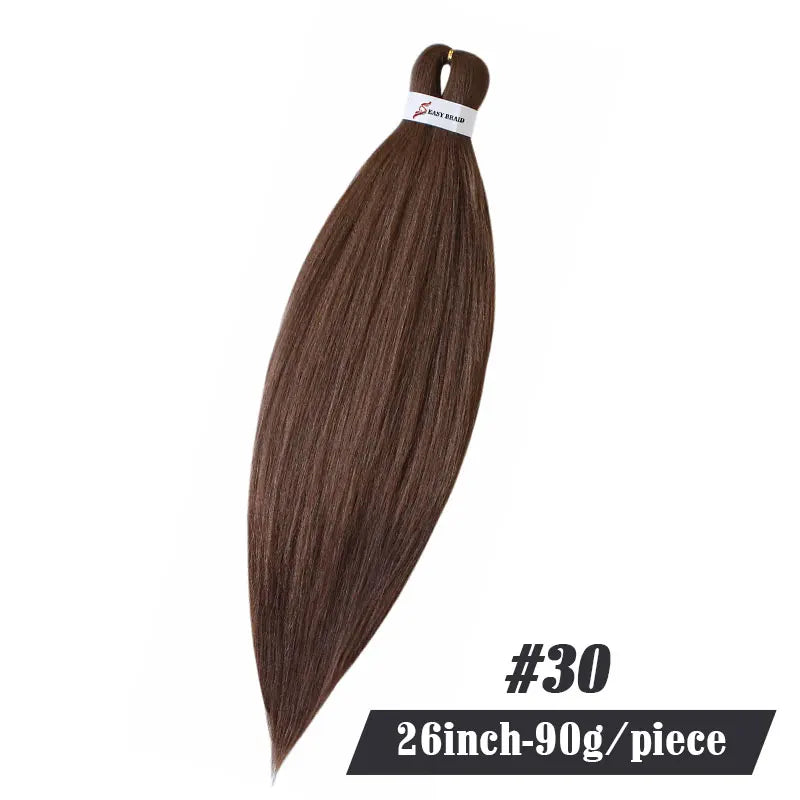 90G Yaki Synthetic Braiding Hair Jumbo Pre Stretched Hair Extensions For Women Kanekalon Curly Crochet Hair Braids Passion Twist