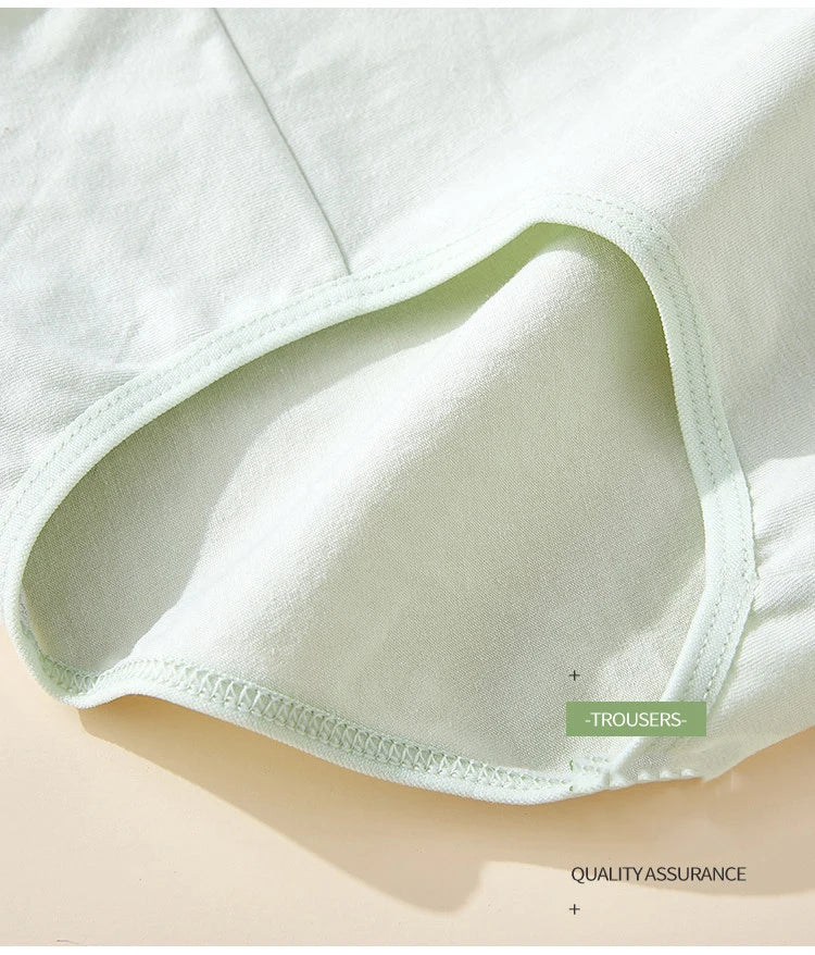 7Pcs Cotton Women's Panties Breathable Underwear Seamless Girls Briefs Solid Panty Soft Underpants Sexy Low-Rise Female Lingerie