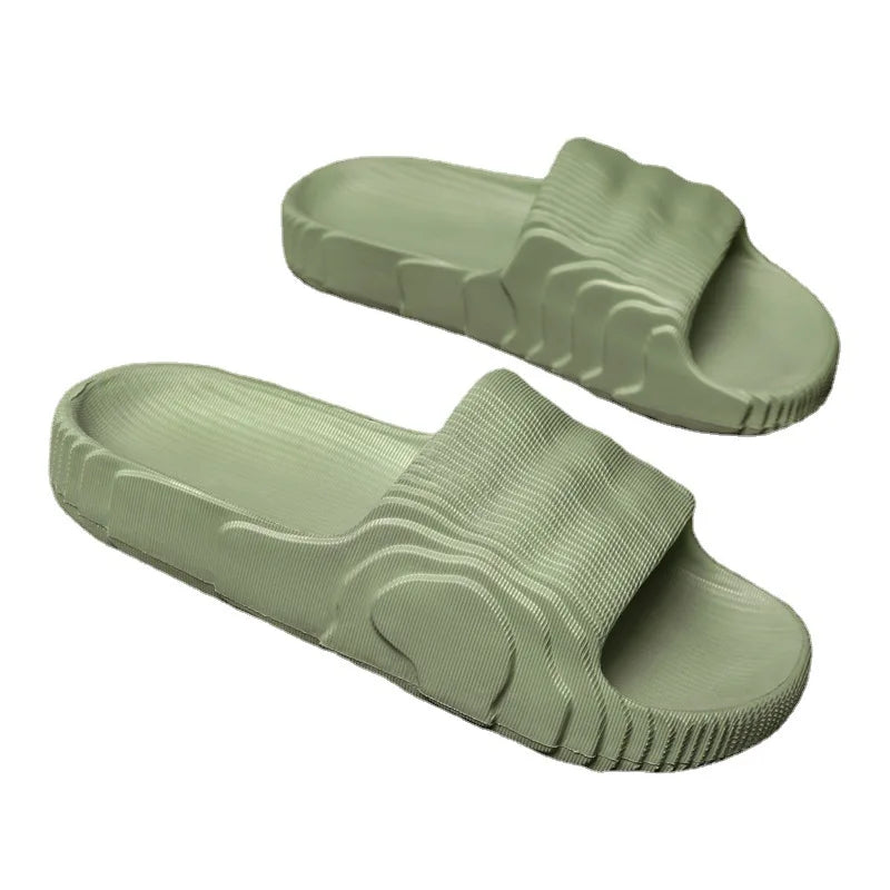 Summer EVA Slippers for Women Men Fashion Beach Sandals Soft Sole Platform Slides Outdoor Toe Open Shoes Unisex Size 29-46