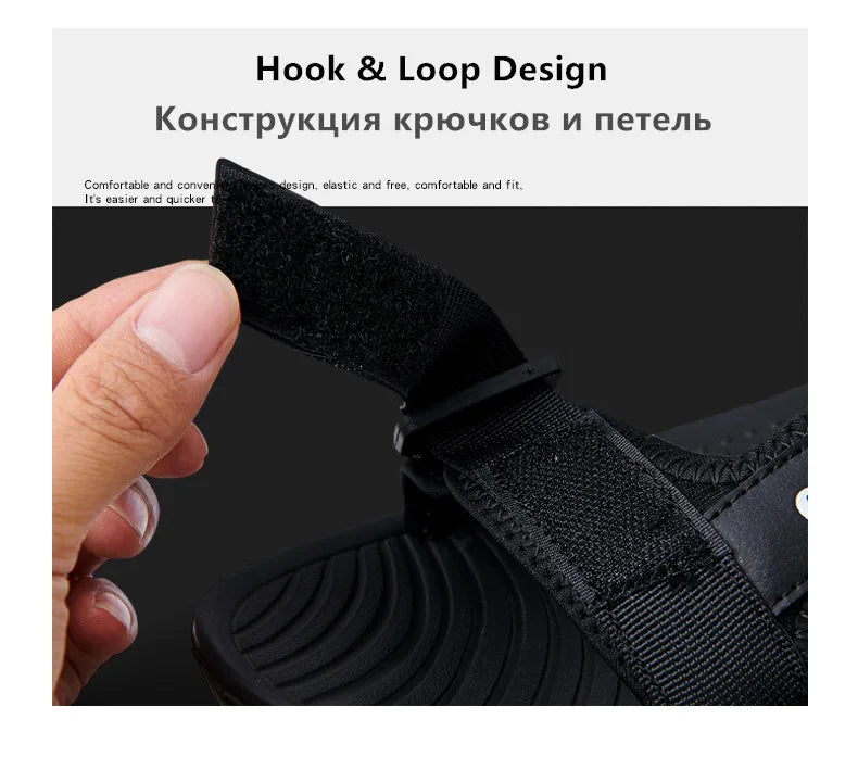 2024 New Men Breathable Mesh Sandals Summer Lightweight Outdoor Beach Sandals High Quality Comfort Non-slip Men's Casual Shoes